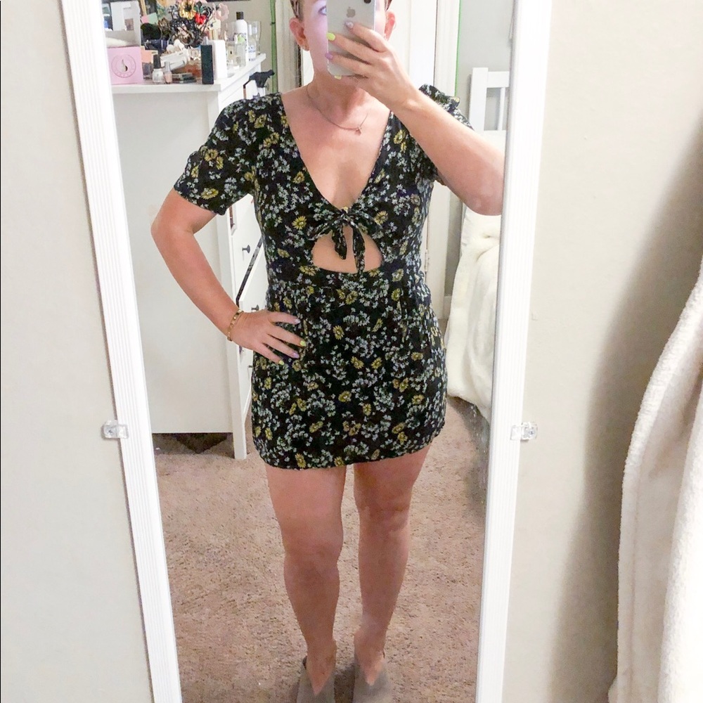 Free People daisy romper dress